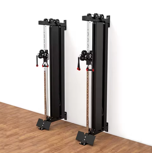 Máquina de Poleas para Ejercicios de Espalda <span class=keywords><strong>y</strong></span> Remo Sentado POWERMAN FITNESS, Sistema de Cables Alto/Bajo - Product Image 2
