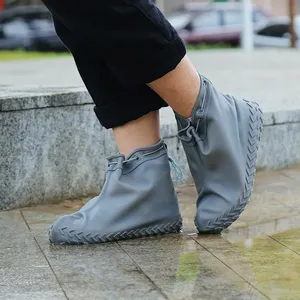 Couvre-chaussures en Silicone imperméables réutilisables pour bottes de pluie, couvre-chaussures de protection contre la pluie avec plusieurs couleurs et tailles pour une utilisation en extérieur