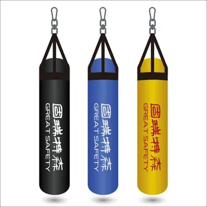 Gym Martial Arts Gym Microfiber Leather Design Hanging Kick Boxing Sandbag