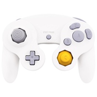 Coque complète de haute qualité pour manette GameCube – Plaque frontale et coque arrière de remplacement (plastique)