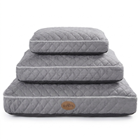 Tapis orthopédique personnalisé pour animaux de compagnie, tissu matelassé 100% polyester, mousse à mémoire de forme D32 Egg Crate, mousse 25D, OEM ODM