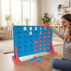 Giant <strong>4</strong> in a ROW Game Set for Kids - <strong>Large</strong> EVA Foam <strong>Connecting</strong> Strategy Game for Indoor and Outdoor Family Fun - Product Image 5