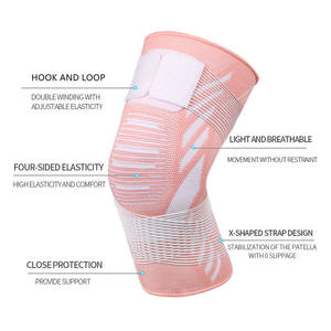 Genouillères réglables personnalisées par le fabricant / Manchon de compression pour genouillère / Paire de supports de genou / Support articulaire puissant pour le genou - Product Image 2