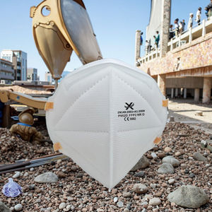 <span class=keywords><strong>Masque</strong></span> respiratoire jetable certifié CE <span class=keywords><strong>FFP2</strong></span> à 3 couches avec bandeau personnalisable <span class=keywords><strong>lavable</strong></span> pour la prévention de la poussière et de la brume - Product Image 1