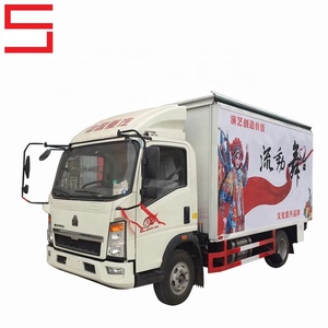 PAS CHER SINOTRUK HOWO 4X2 VAN LIGHT <span class=keywords><strong>STAGE</strong></span> TRUCK AD TRUCK - Product Image 5