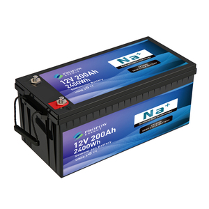 優れた低温性能 12ボルト ディープサイクルバッテリー 12V 200Ah ナトリウムイオンバッテリー - Product Image 1