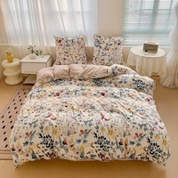 Ensemble de housses de couette en microfibre super douce Literie de maison Ensemble de literie couette King Size