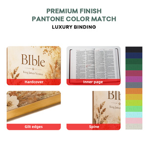 <span class=keywords><strong>Biblia</strong></span> de Alta Calidad <span class=keywords><strong>con</strong></span> Diseño de Cubierta Personalizado, Edición Hecha a Mano, <span class=keywords><strong>Letras</strong></span> <span class=keywords><strong>Rojas</strong></span> en PU, Borde Dorado - Product Image 2