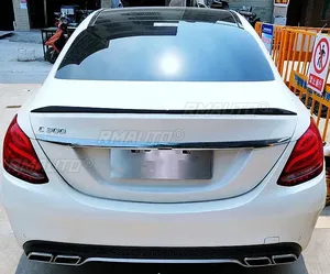 Kit carrosserie de spoiler de coffre arrière pour Mercedes Benz Classe C Berline 4 portes W205 C180 C200 C260 C300 C63 C43 2015-2021 Pièce extérieure - Product Image 5