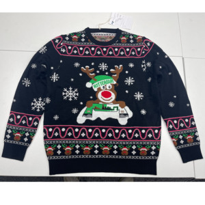 Giáng sinh Áo len <span class=keywords><strong>2025</strong></span> mớ<span class=keywords><strong>i</strong></span> của nam giớ<span class=keywords><strong>i</strong></span> và phụ nữ thờ<span class=keywords><strong>i</strong></span> trang giản dị tất cả các trận đấu Vòng cổ áo len xấu xí Áo len - Product Image 5