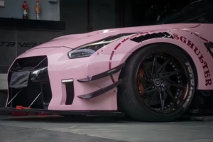 ชุดบอดี้กันชนสำหรับรถ Nissan GTR35 GT-R35อัพเกรดได้กระโปรงข้างสปอยเลอร์หน้าและหลังชุดตัวถังกว้าง <span class=keywords><strong>V2</strong></span>ปอนด์ - Product Image 3