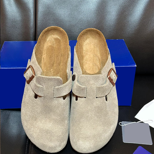 Pantuflas de Cuero de Alta Calidad Hechas a Medida, Venta Directa de Fábrica, Marca de Diseñador de Lujo, Tipo <span class=keywords><strong>Birkenstock</strong></span> - Product Image 3