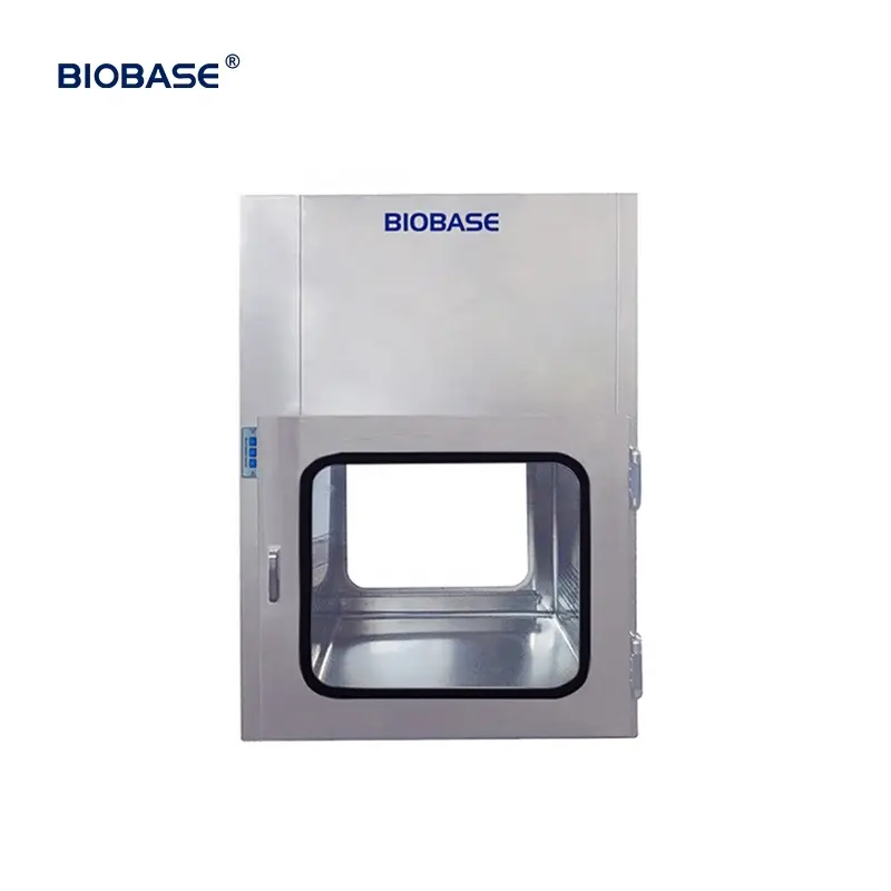 กล่องผ่านฝักบัวอากาศของจีน BIOBASE มีสต็อกพร้อมตัวกรอง HEPA เสียงรบกวนต่ํา อุปกรณ์ฟอกอากาศ กล่องผ่านสําหรับการป้องกันอากาศ