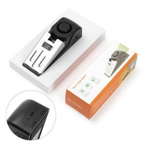 สัญญาณเตือนหยุดประตู 120dB ไซเรนรักษาความปลอดภัยสำหรับบ้าน โรงแรม หอพัก ป้องกันการโจรกรรมแบบพกพา - Product Image 1