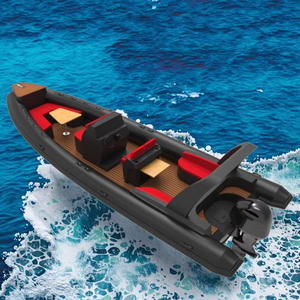 Funsports RIB 760 Sport Yacht Bateau Gonflable Rigide Coque en Aluminium Dérive à Grande Vitesse Surf Pêche Capacité de 14 Personnes - Product Image 1