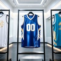 QuestLink Herren Retro Anpassbares Wendebares Basketball-Trikot-Set Sublimiertes Atmungsaktives Digital-Druck-Kit Großhandel