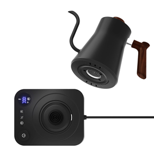 Hervidor eléctrico <span class=keywords><strong>con</strong></span> cuello de cisne de acero inoxidable para café <span class=keywords><strong>con</strong></span> logotipo personalizado, hervidor de agua lavado a mano, termostático eléctrico inteligente - Product Image 4