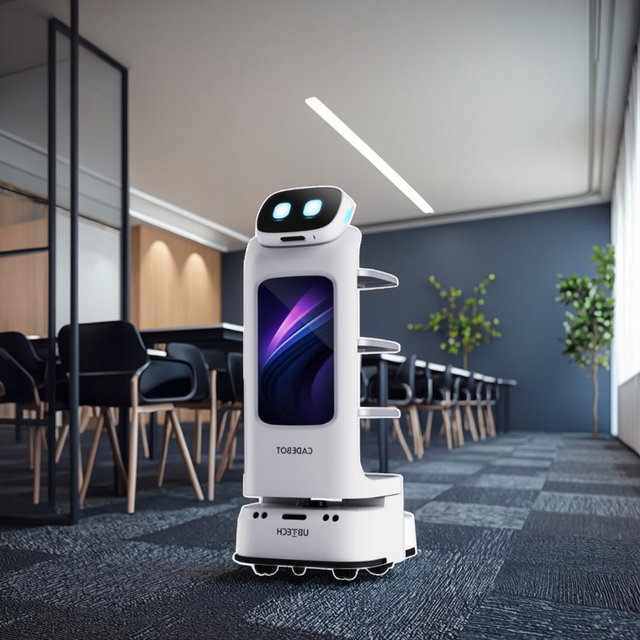 Hotel and Restaurant Intelligent Infrared Automatic Evasion Delivery Robot for Commercial Cleaning