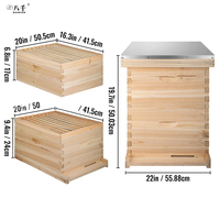 Kit de Colmena Langstroth de 10 Marcos de Abeto Chino a Precio de Fábrica OEM