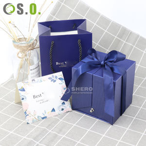 Boîte à fleurs en papier élégante personnalisée, boîte à fleurs en papier haut de gamme pour bague en diamant, boîte à collier avec tiroir, boîte à fleurs pour bracelet, boîtes cadeaux - Product Image 5