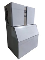 Machine à glaçons industrielle et commerciale avec compresseur Emerson, capacité de stockage de 15 kg, production de 24 heures, fabriquée en Chine