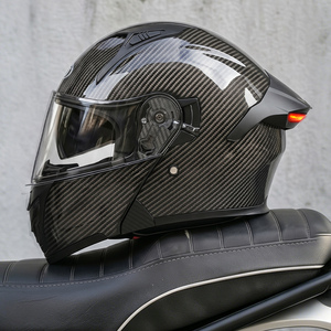 Promotion <span class=keywords><strong>Casque</strong></span> Moto Ouvert ABS Modulaire avec Feu Arrière LED Homologué DOT Toutes Saisons pour Cyclisme & Motocross - Product Image 1