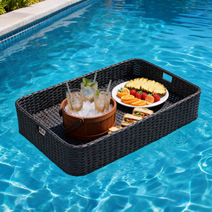 Fabricante Profesional: Bandeja Flotante de Ratán de Lujo de Grado Comercial para Piscinas, para Proyectos de Resorts y Hoteles - Soporte OEM/ODM - Product Image 1