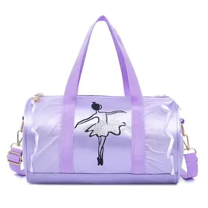 Ballet Dance Duffel Bag Kids Gymnastics Duffle Bag Sport Gym Bags