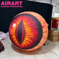 Yeux gonflables d'Halloween, nouveau design de yeux gonflables pour événements festifs
