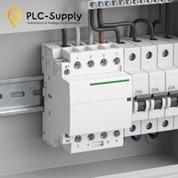 Contacteur modulaire A9C20844 4 pôles 4NO 40A 400V 220-240V AC, bobine haute performance, montage sur rail DIN pour système d'automatisation domestique