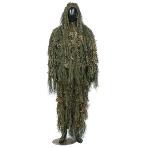 Combinaison de camouflage 3D Ghillie <span class=keywords><strong>pour</strong></span> la <span class=keywords><strong>chasse</strong></span>, tactique et <span class=keywords><strong>d</strong></span>'extérieur, comprenant veste, pantalon, capuche et sac de transport <span class=keywords><strong>pour</strong></span> forêt, bois et <span class=keywords><strong>d</strong></span>ésert - Product Image 3