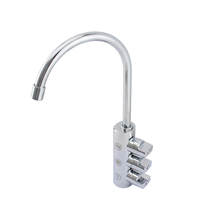 Chrome fini cuisine 3 voies filtre robinet usine soda 3 en 1 filtre robinet OEM ODM usine personnalisation robinets et robinets mélangeurs