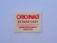 Étiquettes en coton biologique écologiques pour vêtements, imprimées sur mesure ou tissées, étiquettes de vêtements durables pour les marques - Product Image 4