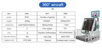 2 asientos 360 VR silla avión realidad Virtual consola de juegos Montaña Rusa simulador de vuelo 9D VR máquina de entretenimiento de cine dinámico