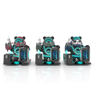 Asiento Dinámico de Juego Golden Hand <span class=keywords><strong>VR</strong></span> Panda Trooper de Fibra de Vidrio y Acero, 7 <span class=keywords><strong>Juegos</strong></span> para Entretenimiento Comercial en Interiores/Exteriores - Product Image 2