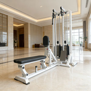 Máquina de fitness de doble pila de poleas bajas para entrenamiento de fuerza con <span class=keywords><strong>polea</strong></span> alta-baja, <span class=keywords><strong>remo</strong></span> y ejercicio de pecho. - Product Image 6