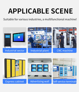 10 inç 1024*768 kapasitif rezistif dokunmatik kare ekran endüstriyel LOpen çerçeve gömülü monitör için 4:3 Metal kasa LCD ekran - Product Image 6