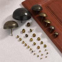Fabricant vente en gros clous ronds en bronze 11mm punaises clous de tambour en argent meubles en bronze canapé clous à bulles en cuivre