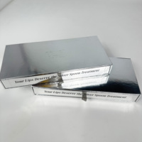 Scatola Regalo Personalizzata in Cartone Argento con Cassetto e Linguetta, Logo in Rilievo, Inserto in Schiuma Personalizzato per Confezioni di Prodotti Cosmetici e di Bellezza