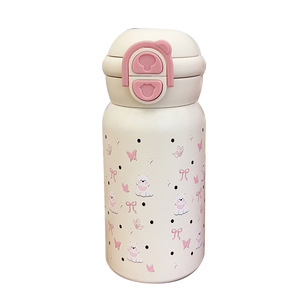 Lelyi in cartone animato carino con fiocco di cane bottiglia in acciaio inossidabile tazza Thermos cuore per ragazza creativa di alto valore - Product Image 6
