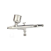 Kit aérographe double action en cuivre avec gobelets à gravité de 22cc, 7cc, 5cc et buses de 0,2/0,3/0,5 mm pour tatouage aérographe en Chine