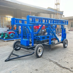 Machine de forage de puits d'eau, 300 m, 1 tonne, pour percer des trous dans un Air, sur chenilles - Product Image 6