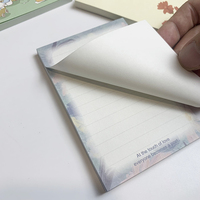 Bloc-notes autocollants mignons et kawaii en gros, bloc-notes adhésifs, papeterie, notes adhésives personnalisées