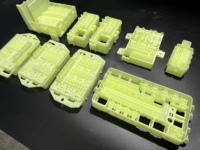 Perlengkapan pabrik presisi kustom plastik Model 3D desain produk Sla Sls 3D Printer cepat layanan cetak prototipe