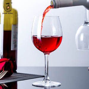 Набор из 6 бокалов для красного вина из высококачественного стекла, 465 мл, с длинной ножкой, для ресторанов, свадеб, с возможностью нанесения логотипа, золотой ободок, современный люкс - Product Image 6