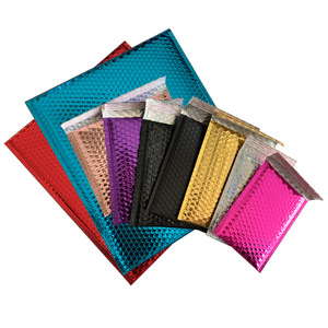 Sobres de burbujas de papel de aluminio personalizados Bolsas de embalaje de logística de comercio electrónico transfronterizo Bolsas exprés de espuma para ropa Piel directa - Product Image 2