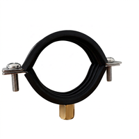 Collier de serrage réglable en acier inoxydable pour tuyau avec joint en caoutchouc EPDM (en pouces)