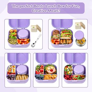 Boîte à lunch empilable personnalisée, très vendue, de qualité alimentaire, à 1 compartiment, pour nouveau-né, chauffable, sans BPA, anti-fuite, compatible micro-ondes et lave-vaisselle - Product Image 5