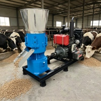 Granulateur de fourrage diesel haute performance 9KL300 30HP pour l'élevage de volailles et l'agriculture