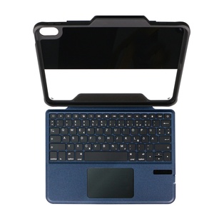 Teclado BT Inteligente con Trackpad y Funda Protectora Resistente Azul Marino para iPad 10 de 10.9 Pulgadas 2022, Precio de Fábrica - Product Image 2